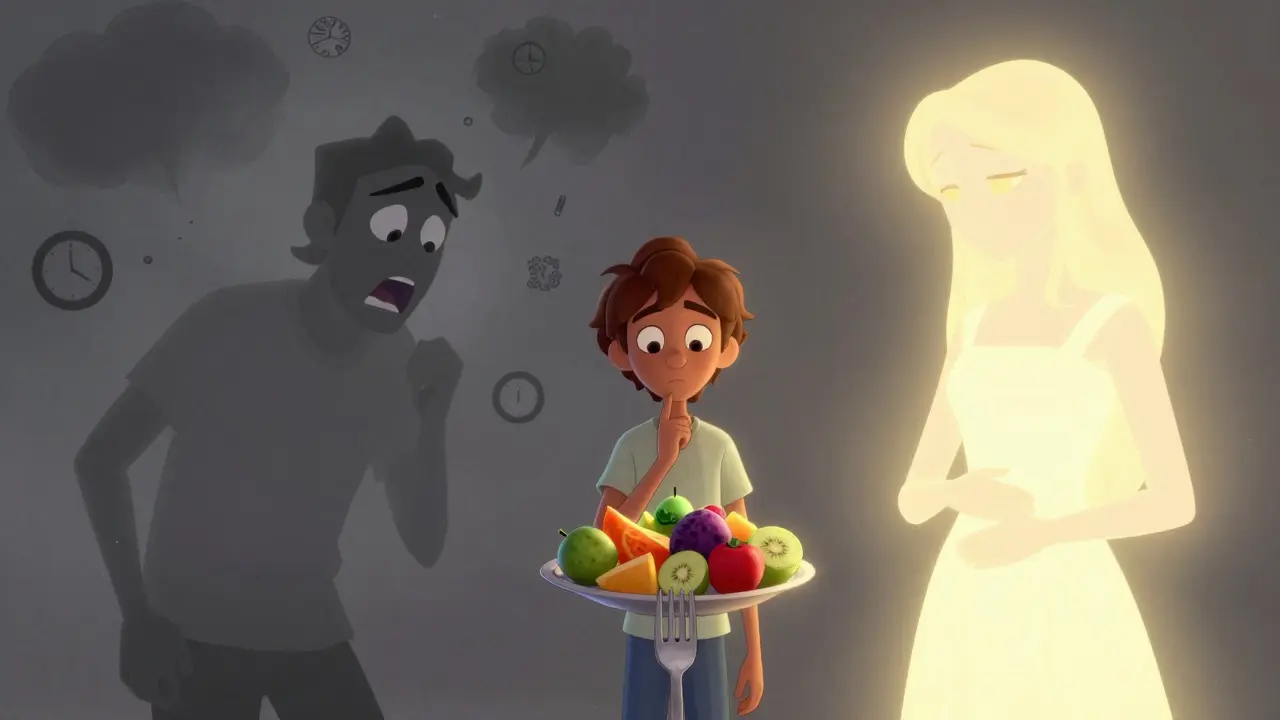 Visualizing emotional vs physical hunger cues