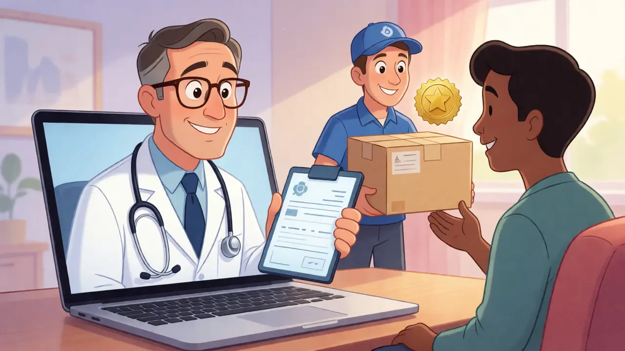 Doctor video consult leading to safe delivery